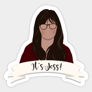 Who's that girl? It's Jess Sticker